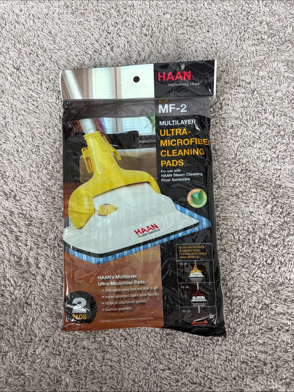 HAAN MF-2 Multilayer Ultra-Microfiber Cleaning Pads - Blue